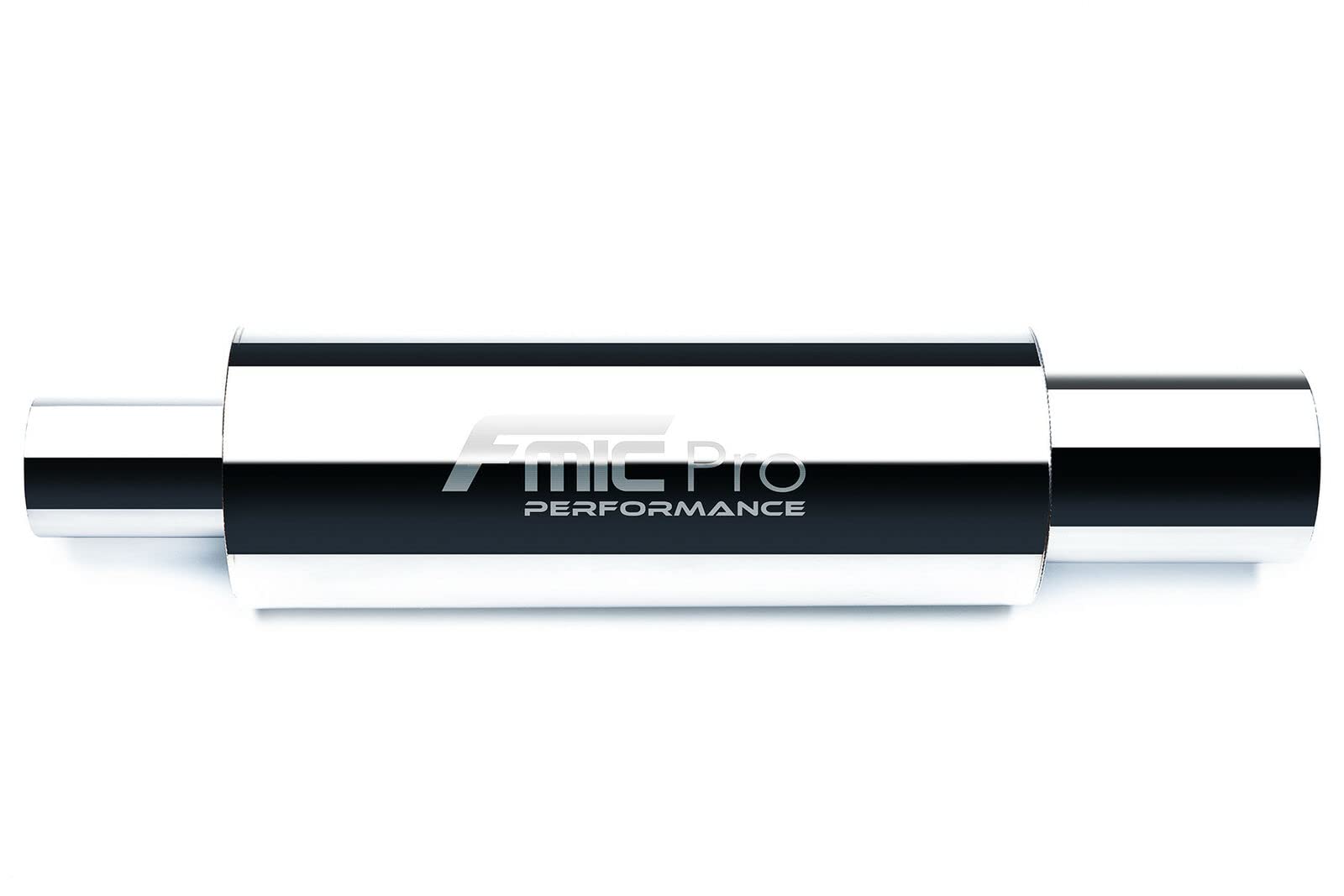 FMIC.Pro uniwersalny tłumik, sportowy tłumik, stal nierdzewna 304, prosta rura wydechowa, okrągła 300 mm (57-57 mm)