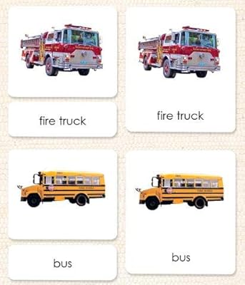 Transportation 3-Part Reading Cards