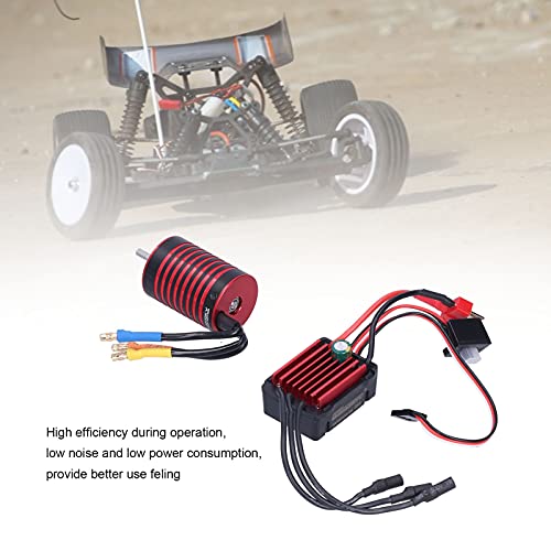 Motor 2838 3200KV evita sobrecalentamiento en tu coche RC con ESC 35A aluminio 6