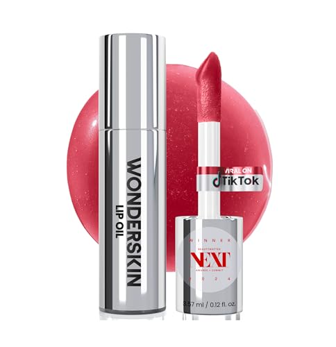 Image of Wonderskin Lip Oil - Tinted Lip Oil, Hydrating Lip Serum