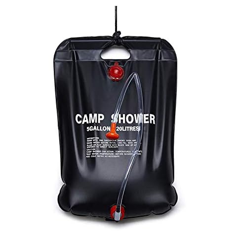 QUTAII Campingdusche Solardusche Tasche, 20L Tragbare Solar Gartendusche Outdoor Solar Gartendusche Cover
