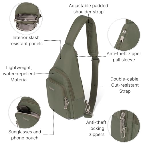Image of Baggallini Securtex Anti-Theft Daytripper Sling