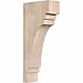 Ekena Millwork COR06X12X28PEC00SDF 5 1/2"W x 12"D x 28"H Pescadero Smooth Corbel, Douglas Fir