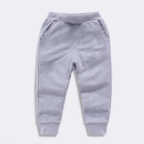 Sweatpants for Boys Casual Elastic Waist Hiking Joggers with Pockets Baggy Comfy Lounge Athletic Cotton Sweat Pants2