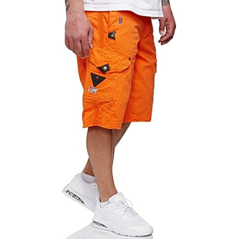 Geographical Norway Men's Casual Cotton Bermuda Shorts Cover