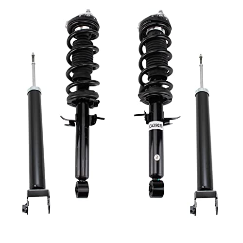 Image of TRQ Front and Rear Complete Strut Assembly & Shock Absorber Kit Shock & Spring Strut Assembly Compatible with 2008-2013 INFINITI G37 2014-2015 Q60