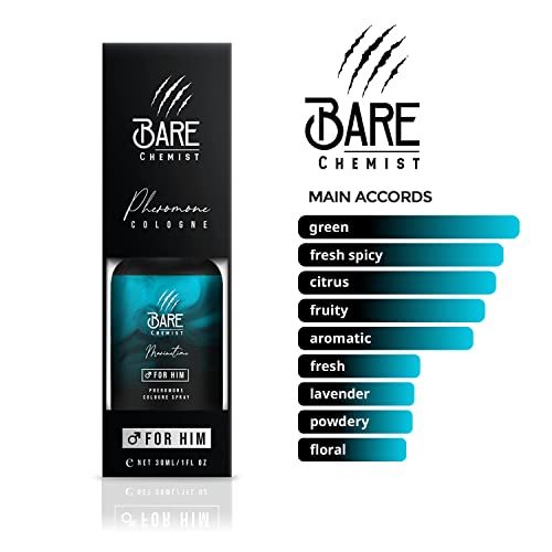 Bare Chemist Pheromones For Men To Attract Women (Maritime) Cologne - Pheromone Cologne Spray [Attract Women] - Extra Strong, Concentrated Proven Pheromone Formula #TOP1