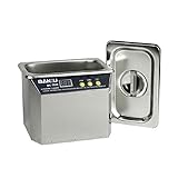 Limpiador de Metales Ultrasónico 50W BAKU-3550 (Para Limpieza de Joyas, Gafas, Relojes, Monedas, CD, Dentaduras y Componentes electrónicos) - Plata