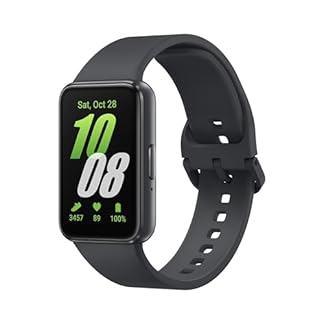 Samsung galaxy fit3 smart watch fitness tracker health monitoring silver 3 year manufacturer extended warranty uk version