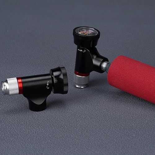 Bomba de aire pequeña para bicicleta compacta y mini inflador manual de neumáticos 7