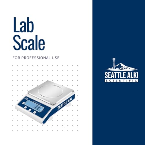 Seattle Alki Scientific Analytical Precision Scale 2000g x 0.01g, Grams, Pounds, Ounces, Carats, High Accuracy Digital Balance for Laboratory, Business, Jewelry, By Fristaden Lab by Fristaden Lab - Used condition - Image 2