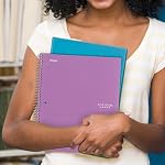 Five Star Spiral Notebook + Study App, 100 Sheets, 1 Subject, College Ruled Paper, Fights Ink Bleed, Water Resistant Cover, 820337-ECM, Purple, Pink, White & Green, 8-1/2" x 11", 4 Pack - Image 2