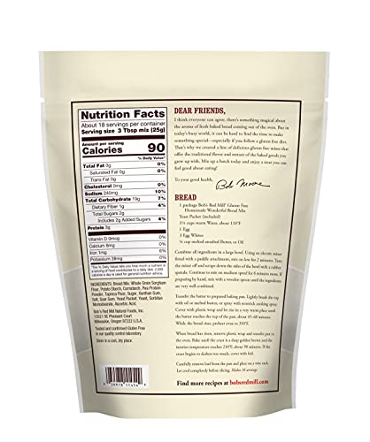 Bob'S Red Mill 1602C164 Gluten Free Homemade Wonderful Bread Mix thumb #2