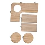 COHEALI 小動物用天然ジャンピングスタンド点 ペット用踏み台 チンチラ リス モモンガ対応 安定構造で遊び場と運動不足解消に適した家用登