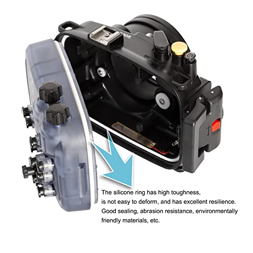 Image of A6000 Underwater Camera Housing, Professional Waterproof Case, IPX8 Rated 130ft Depth, Drop-Proof, Freeze-Proof (YH-A6000)