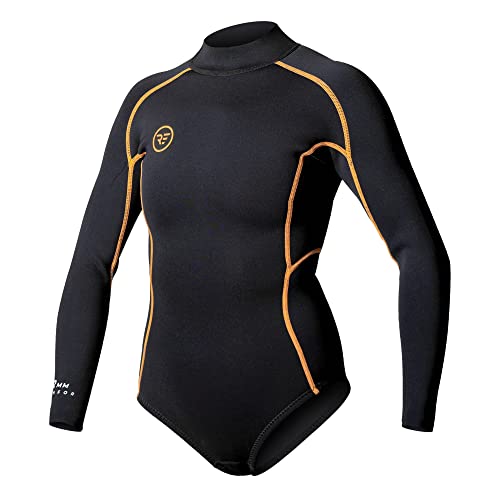 Women's Sensor 2/1 Back Zip Long Sleeve Bikini Springsuit Wetsuit 12