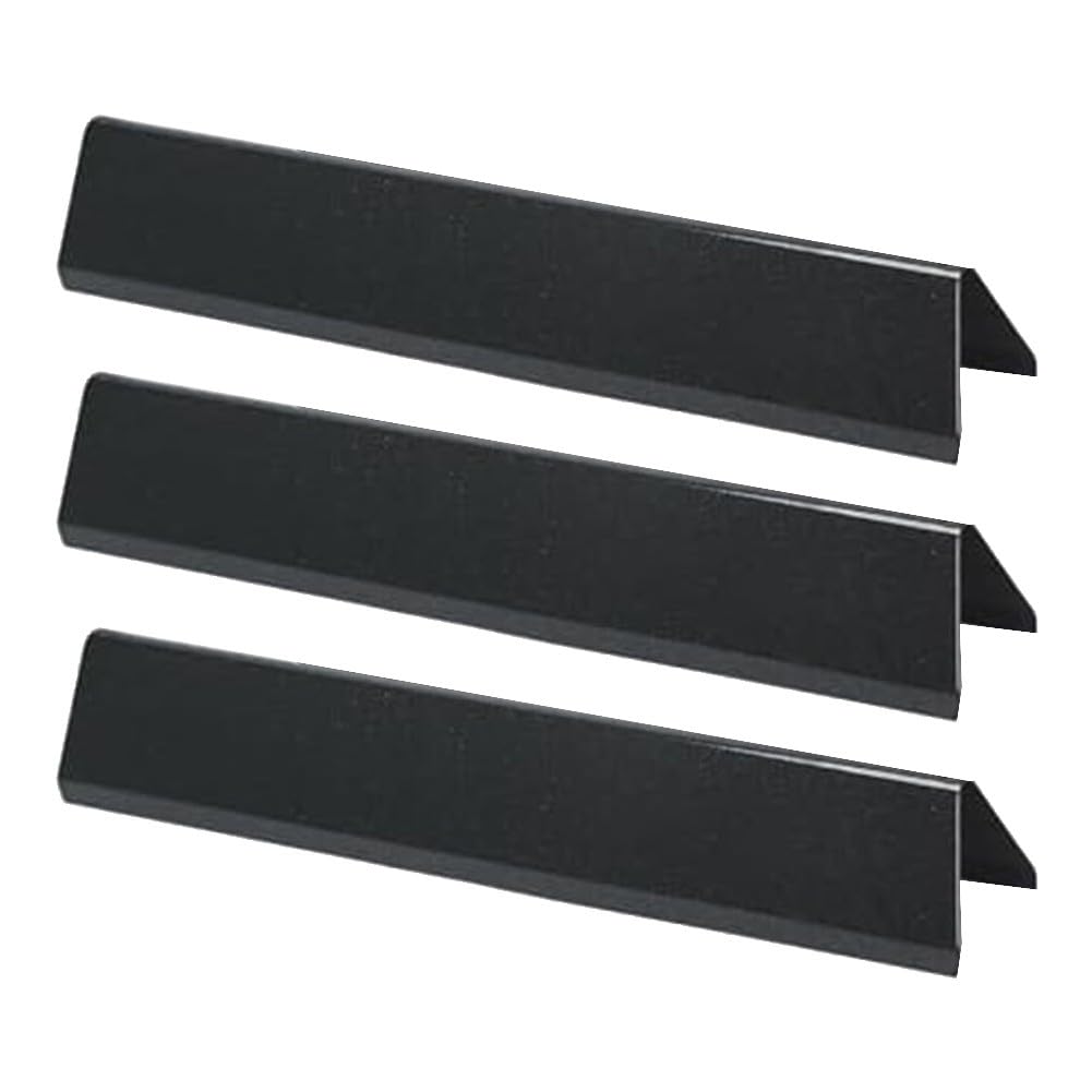 Barra aromatizzante per barbecue a gas Weber Spirit I & II 200, E210, E220, S210, S220, 3 pezzi, nero
