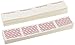 Brady 95690, One-Day Timebadge W/Self-Adhesive Back, 2" Height, , Legend "Temporary" (500 Fronts & Backs per Package)