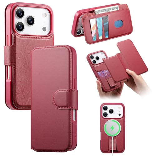 For 2025fiPhone 17Pro MaxP[X蒠^RFIDubLO CX[dΉ 2 in 1 O\U[ J[h[ X^h@\X}zP[XyMYHzACtH17v}bNX lC y ֗ h