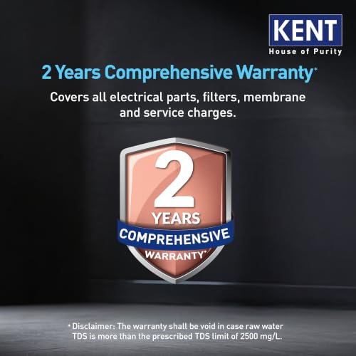Image of KENT Supreme IoT RO Water Purifier | 2 Yrs Comprehensive Warranty* | No Service Cost for 2 Yrs | RO+UF+UV+Alk+Cu+TDS Control+UV In-Tank | IoT Enabled | 8L | Ideal For Borewell /Tanker /Municipal Water