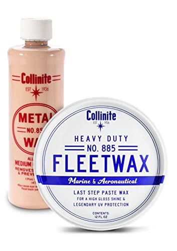 Collinite 850 Metal Polish y 885 Fiberglass Wax Combo miniatura 1
