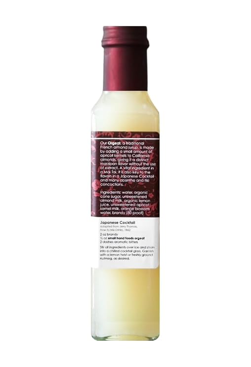 Small Hand Foods Orgeat Syrup