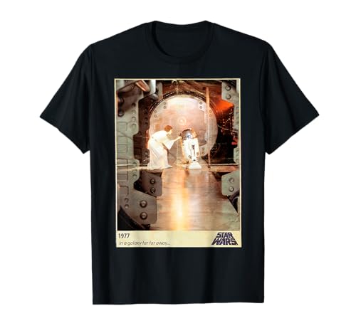 Star Wars Princess Leia & R2-D2 Poster T-Shirt