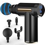 Massage Gun Deep Tissue, Back Massage for Athletes for Pain Relief, Percussion Massager Device with Silent Brushless Motor, Relax for Mothers Day and Fathers Gifts