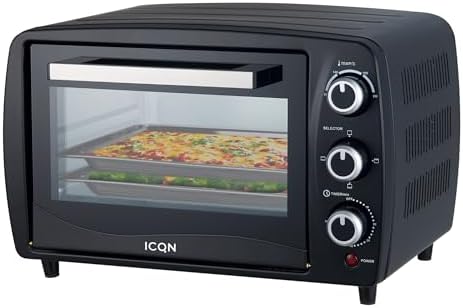 ICQN Mini-four compact 15 litres, 1 200 W, minuterie 60 minutes, ...