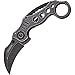 TAC Force TF-578SW Spring Assist Folding Knife, Black Stonewashed Hawkbill Blade, Black Stonewashed Handle, 5