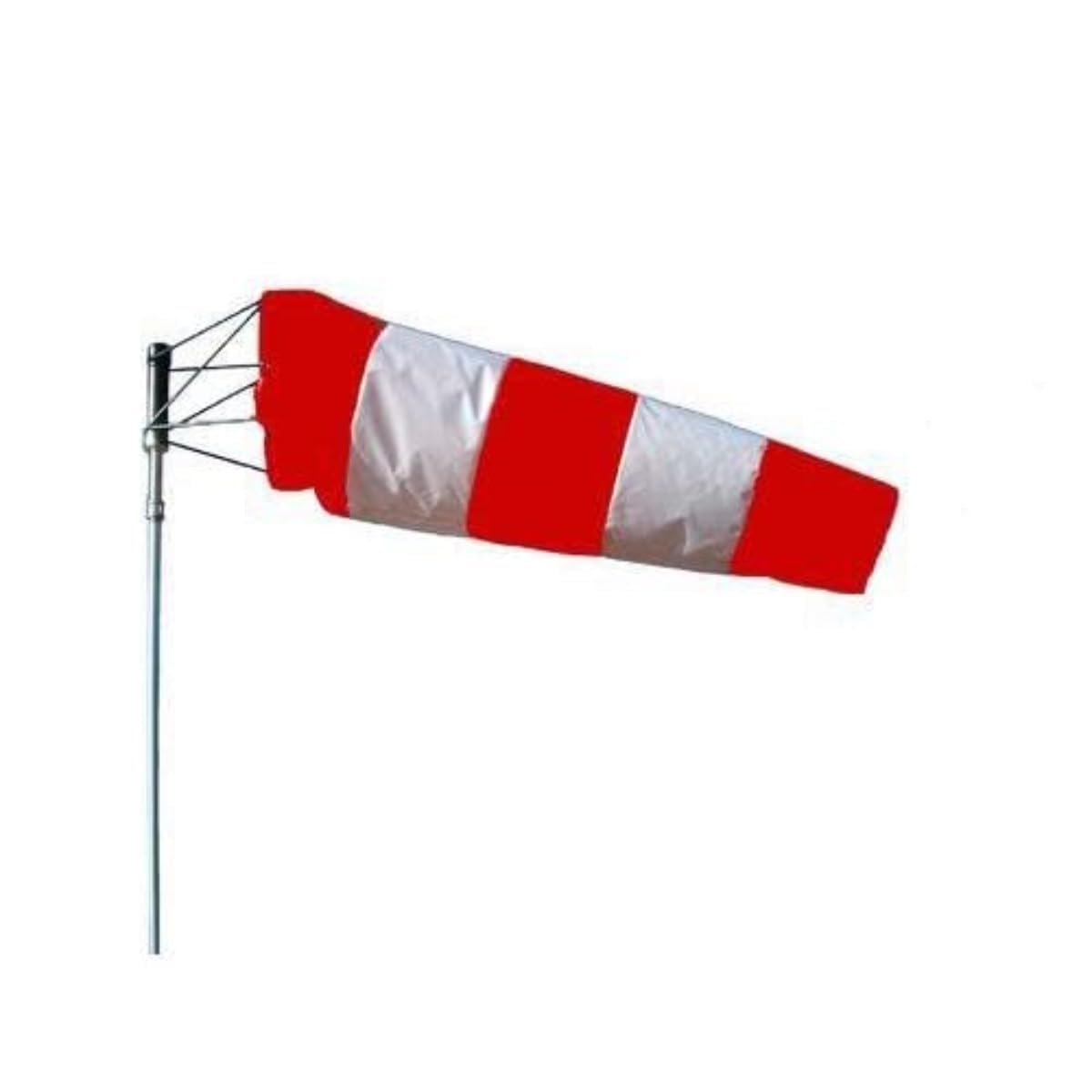 SVR-Windsock Indicator for Wind Direction 6 Feet Double Fabric Durable Waterproof Wind Direction Cloth for Visibility in Night Red and White-image-8