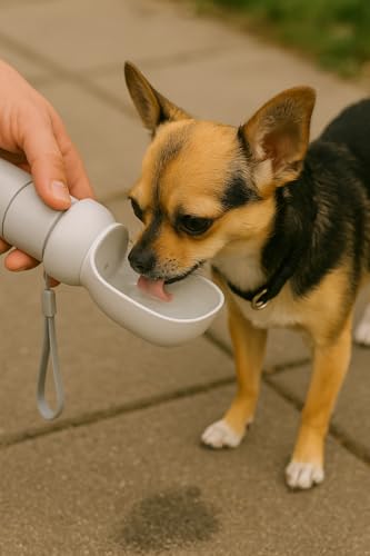 Bebedouro Portátil Para Pets em Silicone - Dobrável, Leve, Ideal para Viagens, Passeios e Caminhadas