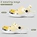 Meaudiwes Fashion Beach Pool Slippers Toddler Slides Sandals Children Water Shower for Boy Cute Honeybee Bee Light Yellow