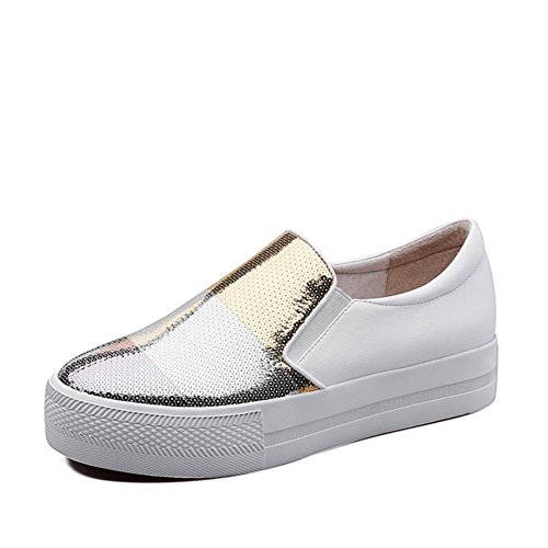Espadrilles cuir oisifs occasionnels pour des pieds légers en vacances
