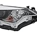 HOUGEET Headlights Assembly Fit for 2014 2015 2016 Toyota Corolla Base/CE/C/LE Eco/LE/L/S Plus/S/Special Edition Sedan 4-Door Headlamps Clear Lens (Passenger & Driver Side)