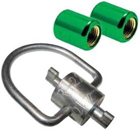 (2) Rectorseal 1/4" Green Novent Locking Cap / R22 with Universal NV-MULTIKEY 86698