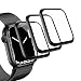 Produktbild 3 Stück Schutzfolie für Panzerglas Apple Watch Series 8 / 7 45MM, Kompatibel mit Hülle Blasenfreie Klar HD Weich TPU Qualität Displayschutzfolie Bubble volle Abdeckung Fingerabdruck unterstützen Folie