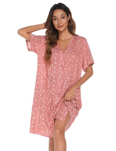 Image of Yozly Women Cotton Ankle Length Night Gown