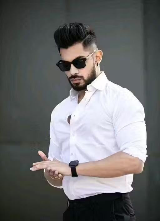 Wonder World 1 Men Shirts Set Short Sleeve Comfortable Popcorn Fabric Casual Formal Top-picture-19