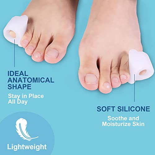 Gel Toe Separators Pinky Toe Spacers For Overlapping Toes Bunions Big Toe Alignment Corrector And Spacer Toe Spacers #TOP3