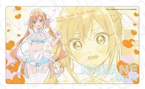 C104限定 100カノ 院田唐音 花園羽香里　ラバーデスクマット C104限定 100カノ 院田唐音 花園羽香里 ラバーデスクマット