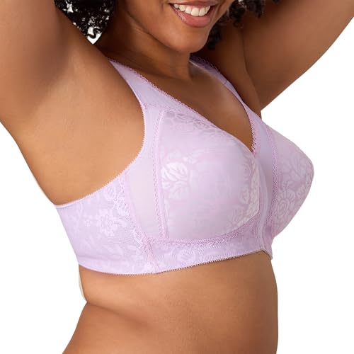 Image of Playtex Women's Wireless Bra, 18 Hour Plus-Size Bras Available, Full Coverage, Smoothing, 4693, Single or 2-Pack