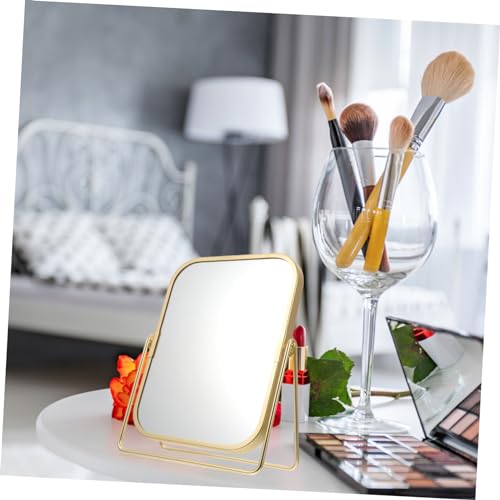 Espejo de maquillaje de mesa PartyKindom 360 grados miniatura 2