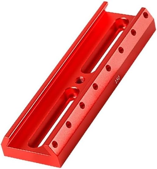 Astronomical Telescope Dovetail Plate Finderscope Base with Adjustable Extension Slot and Aluminum Alloy Construction for Guiderscope or Smart Box, 150mm