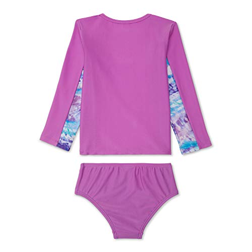 Image of Speedo Girl's Uv Swim Shirt Long Sleeve Rashguard Set