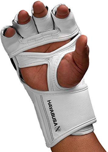 Hayabusa T3 4Oz Pro Style Mma Gloves For Men And Women - White/Grey, Large #TOP7