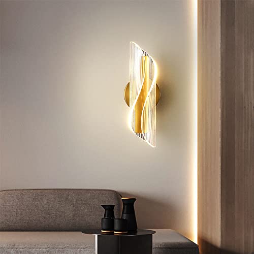 Lámpara LED de pared interior acrílica moderna para dormitorio y pasillos 6