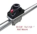 Brocraft Bait Table/Fillet Table/Cutting Board with Rod Holder for Rail Mount