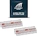 EZ Pass/I-Pass/Toll Tag Tape Mounting Kit - Peel and Stick Adhesive Strips Dual Lock Tape - 4 Strips (2 Sets) with Alcohol Prep Pad