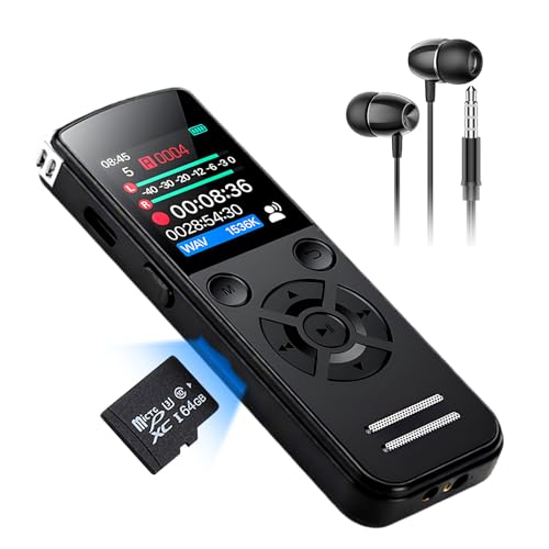 Enregistreur Vocal 64 Go USB C